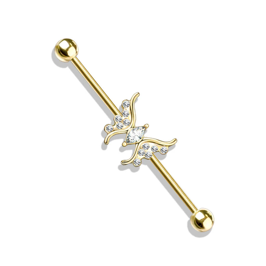 Sztanga industrial cyrkonia motyl - Image 6