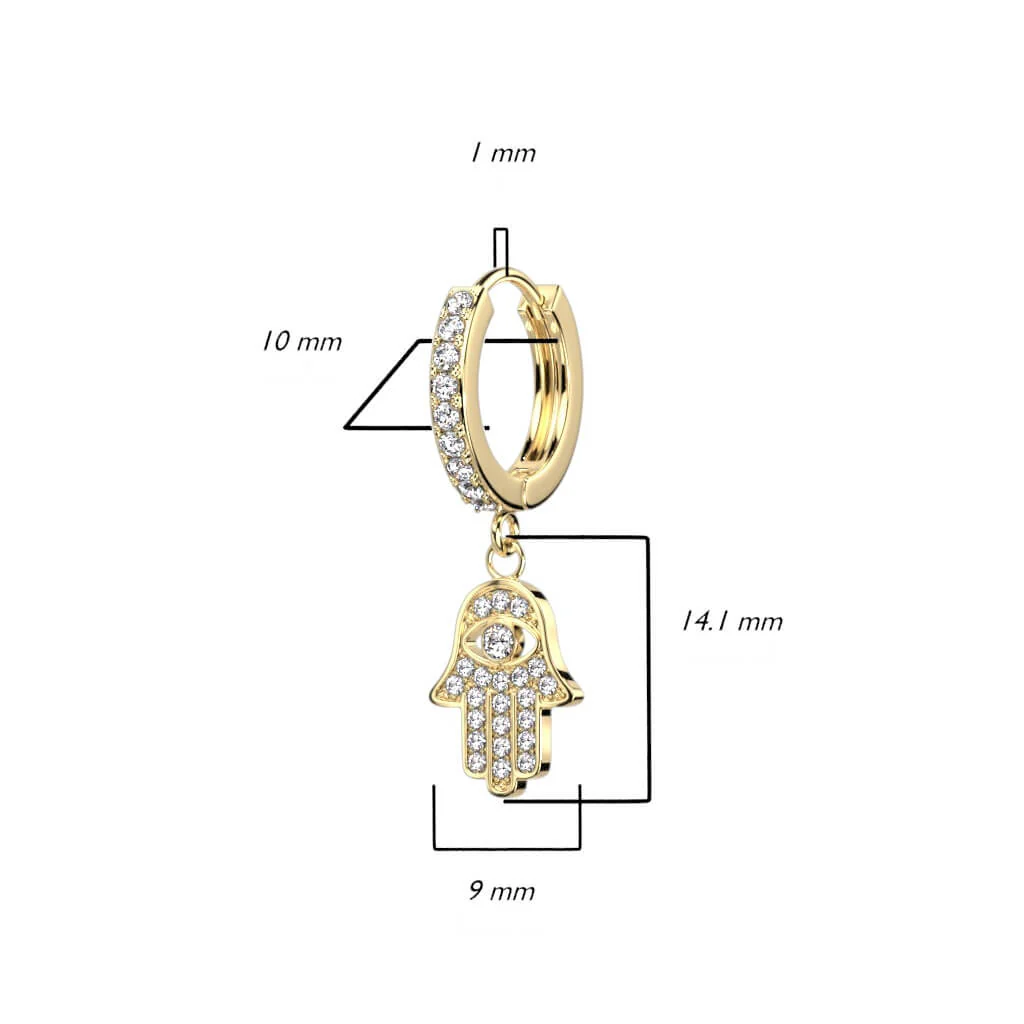 Cyrkonia hamsa clicker - Image 2