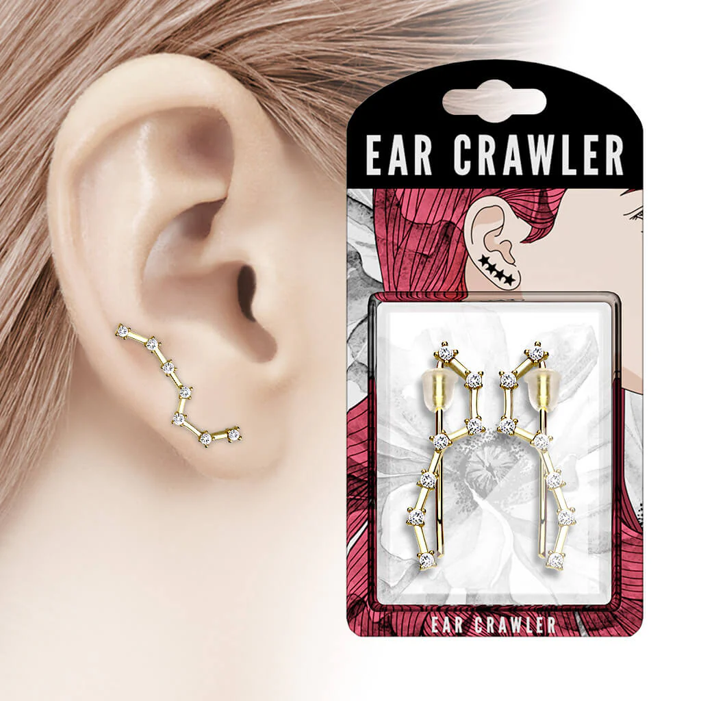 Ear crawler  Łańcuszek cyrkonia - Image 3