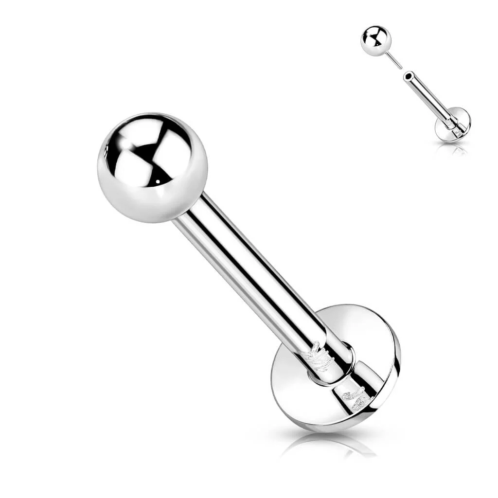 Złoto 585 labret kulka push-in - Image 4
