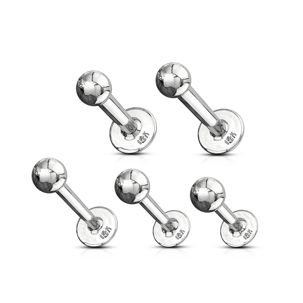 Złoto 585 labret kulka - Image 3