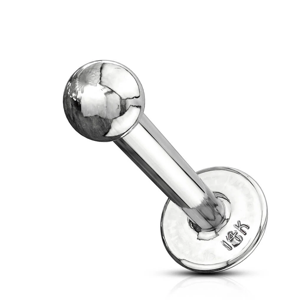 Złoto 585 labret kulka - Image 6
