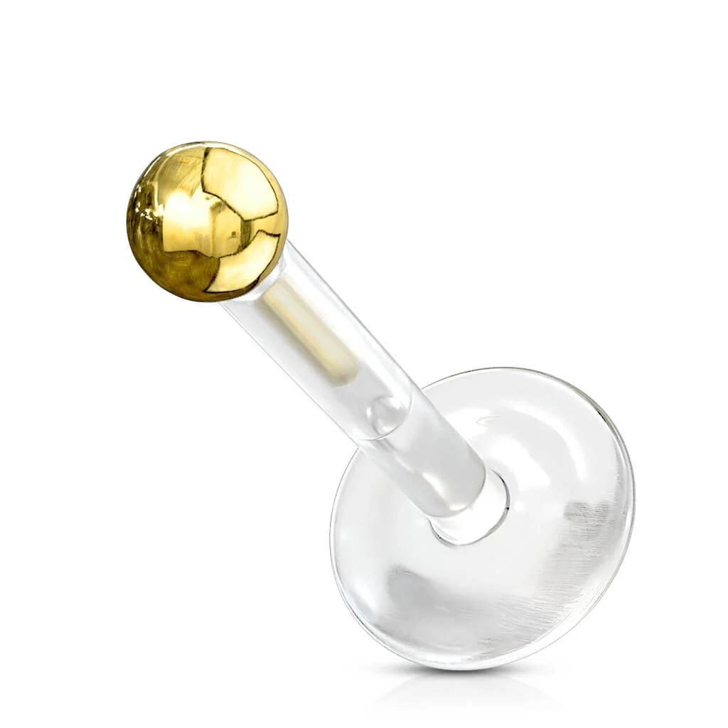 Złoto 585 labret kulka push-in - Image 6