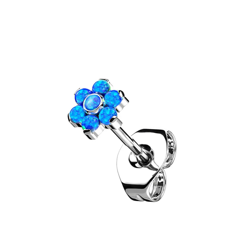 Tytan kwiatek opal srebrny - Image 4