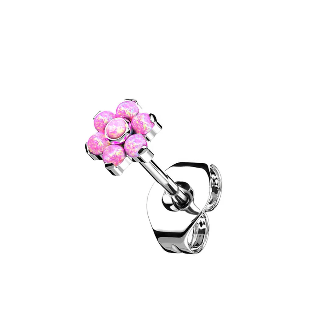 Tytan kwiatek opal srebrny - Image 6