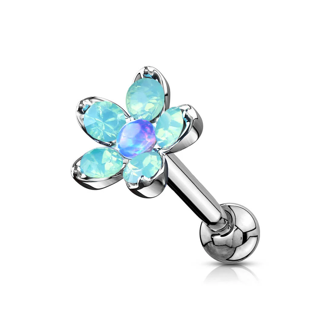 Sztanga kwiatek opal srebrny - Image 6