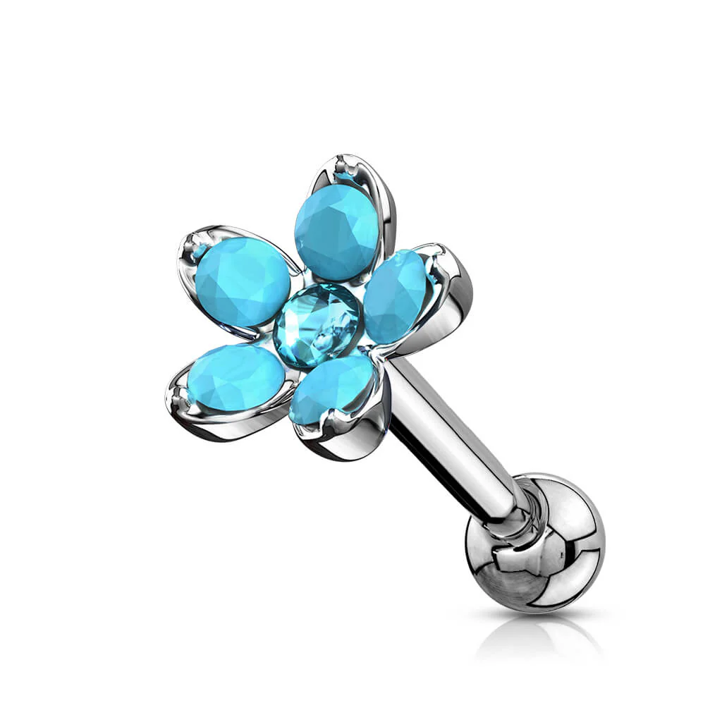 Sztanga kwiatek opal srebrny - Image 9
