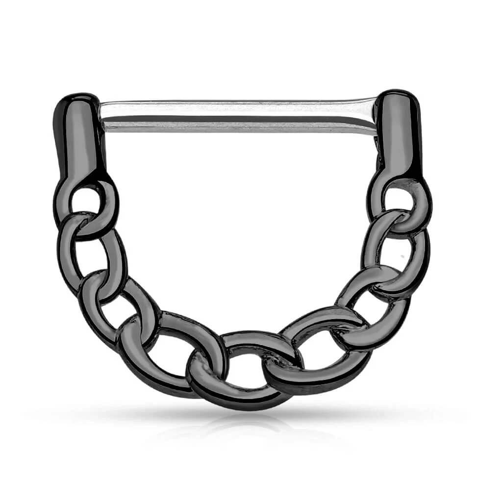 Kolczyk do sutka Łańcuch clicker - Image 3