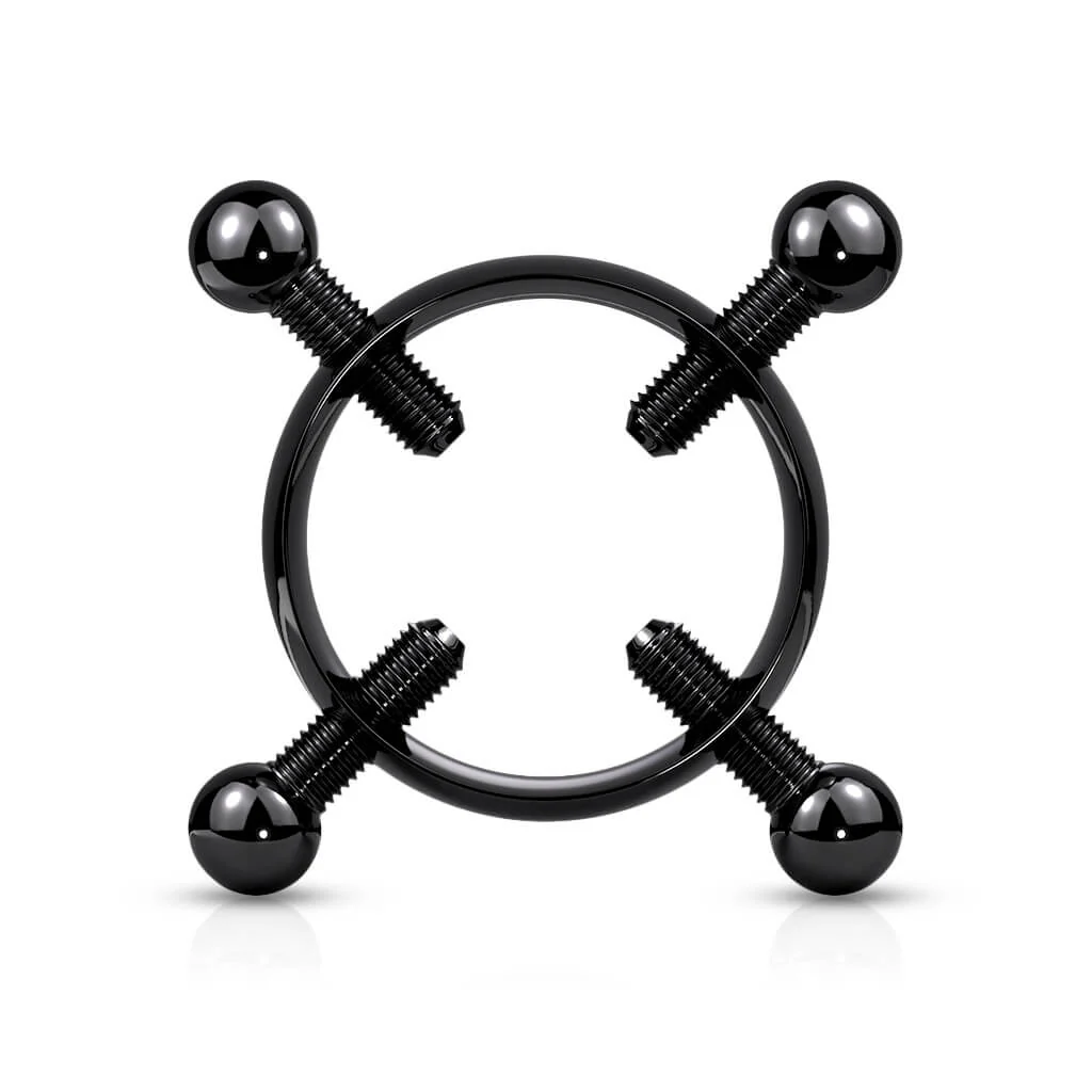 Fake piercing do sutka 4 śrubki - Image 6