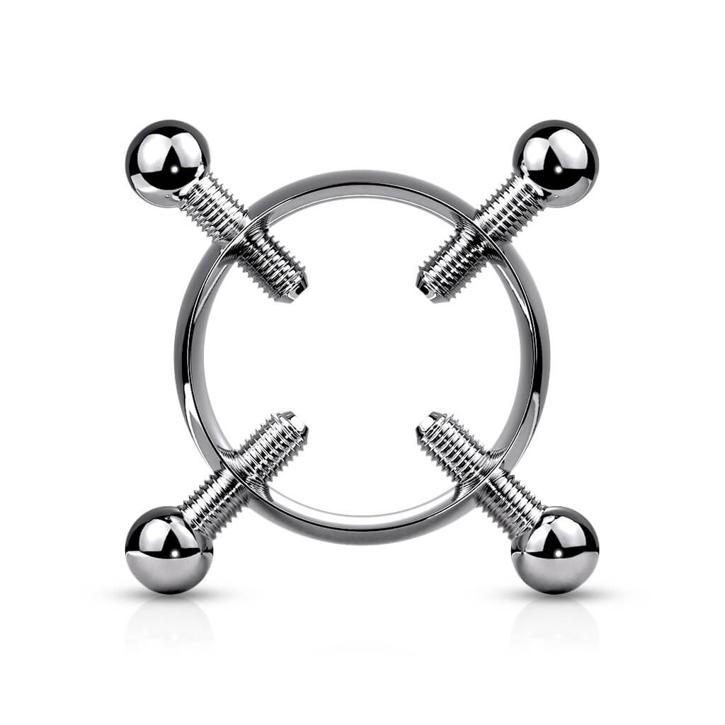 Fake piercing do sutka 4 śrubki - Image 7
