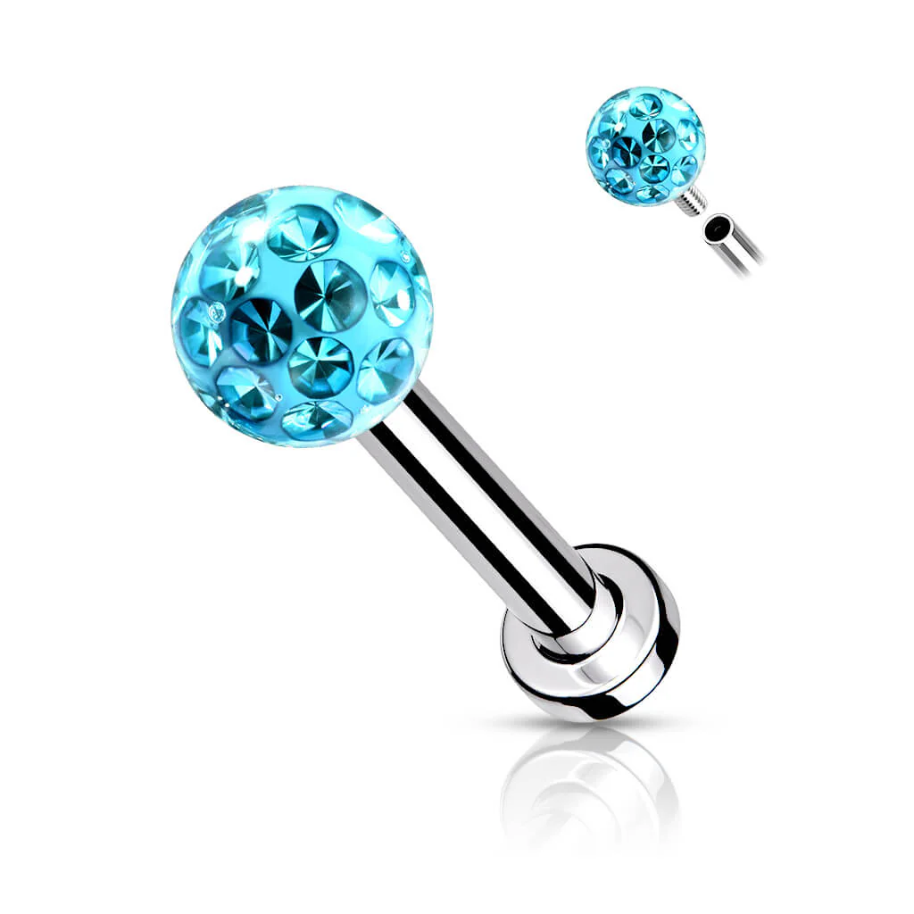 Labret kulka cyrkonia gwint wewnętrzny - Image 11