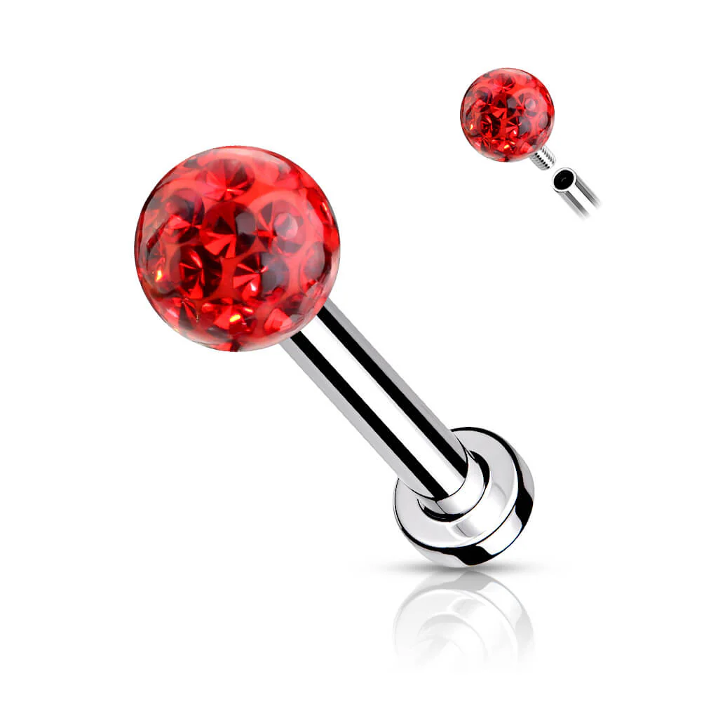 Labret kulka cyrkonia gwint wewnętrzny - Image 12