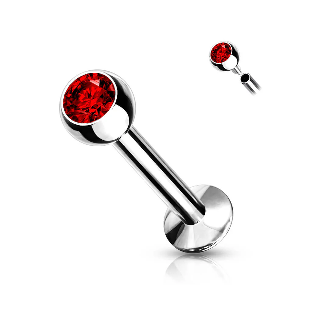 Labret kulka cyrkonia gwint wewnętrzny - Image 13