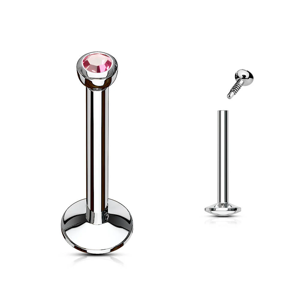 Labret kulka cyrkonia gwint wewnętrzny - Image 10