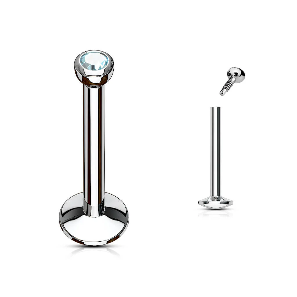 Labret kulka cyrkonia gwint wewnętrzny - Image 11