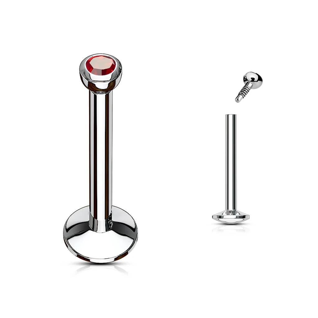 Labret kulka cyrkonia gwint wewnętrzny - Image 12