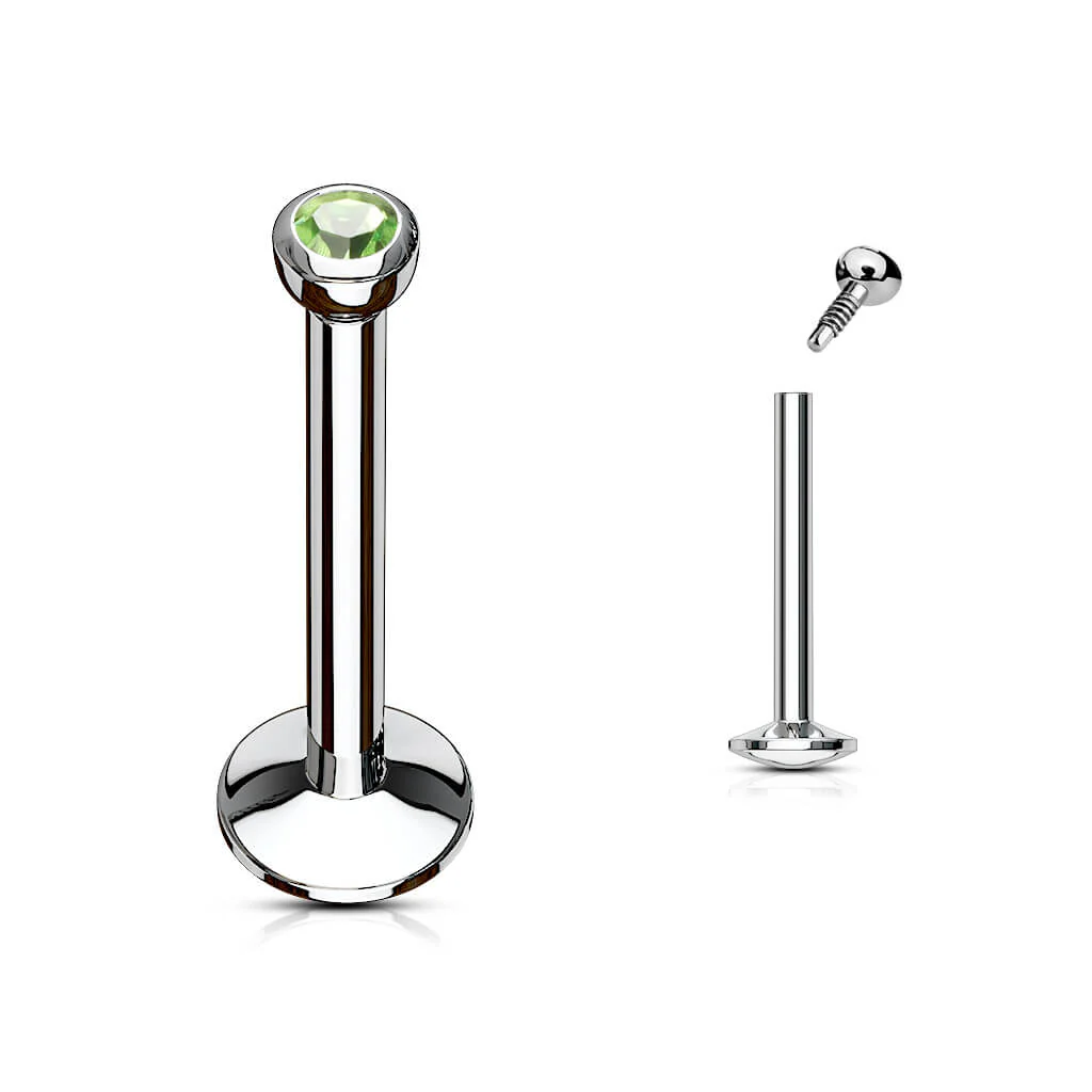 Labret kulka cyrkonia gwint wewnętrzny - Image 7