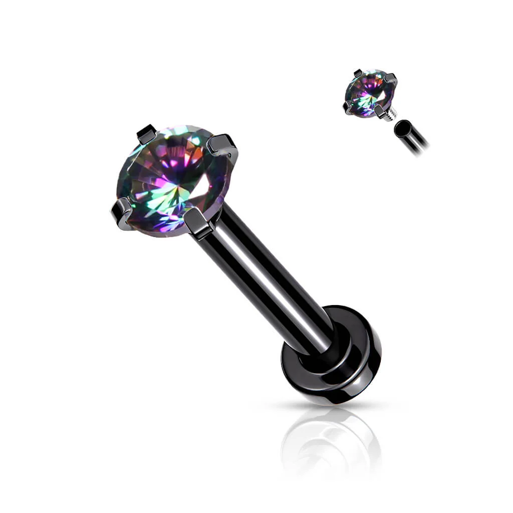 Labret cyrkonia gwint wewnętrzny - Image 11