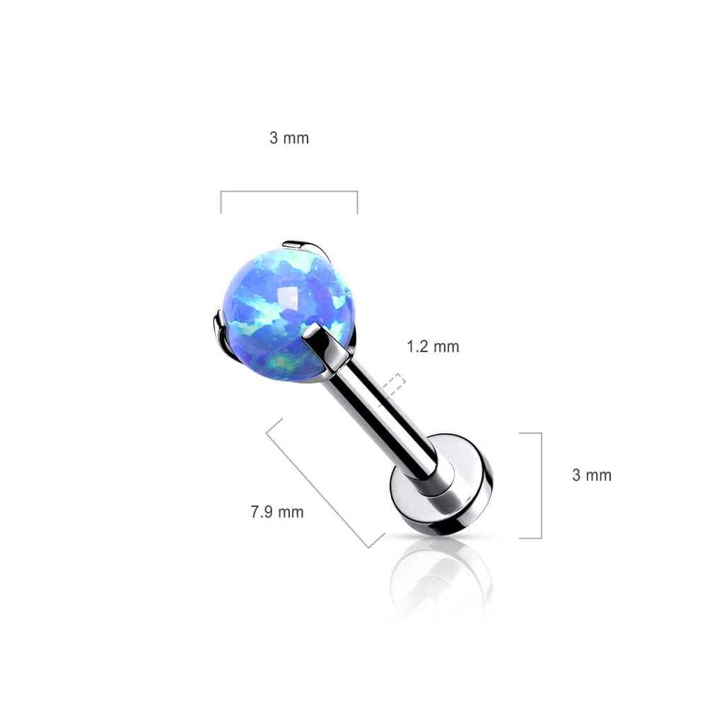 Labret opal gwint wewnętrzny - Image 2
