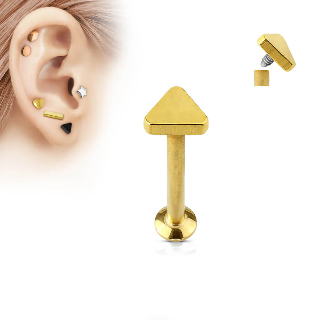 Labret trójkąt płaski gwint wewnętrzny - Image 2