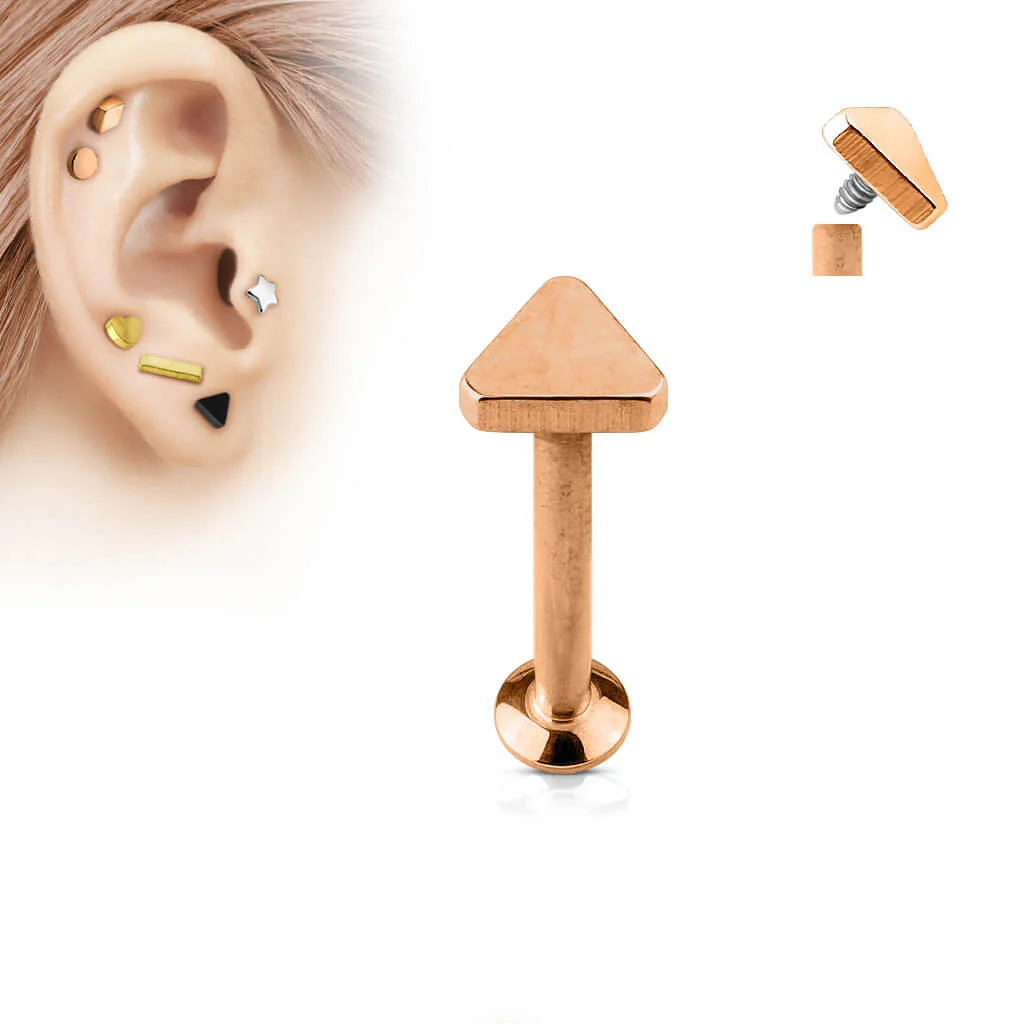 Labret trójkąt płaski gwint wewnętrzny - Image 4