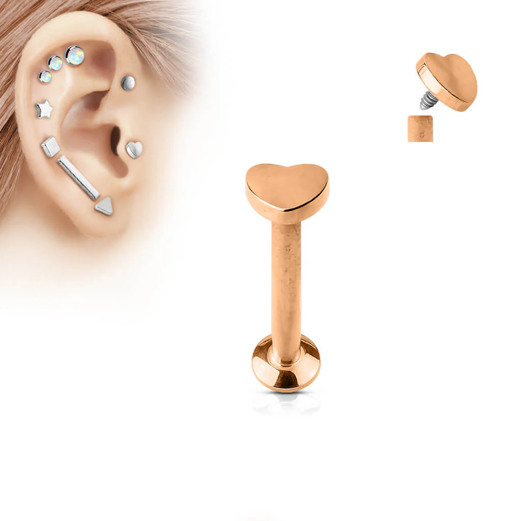 Labret serduszko gwint wewnętrzny - Image 4