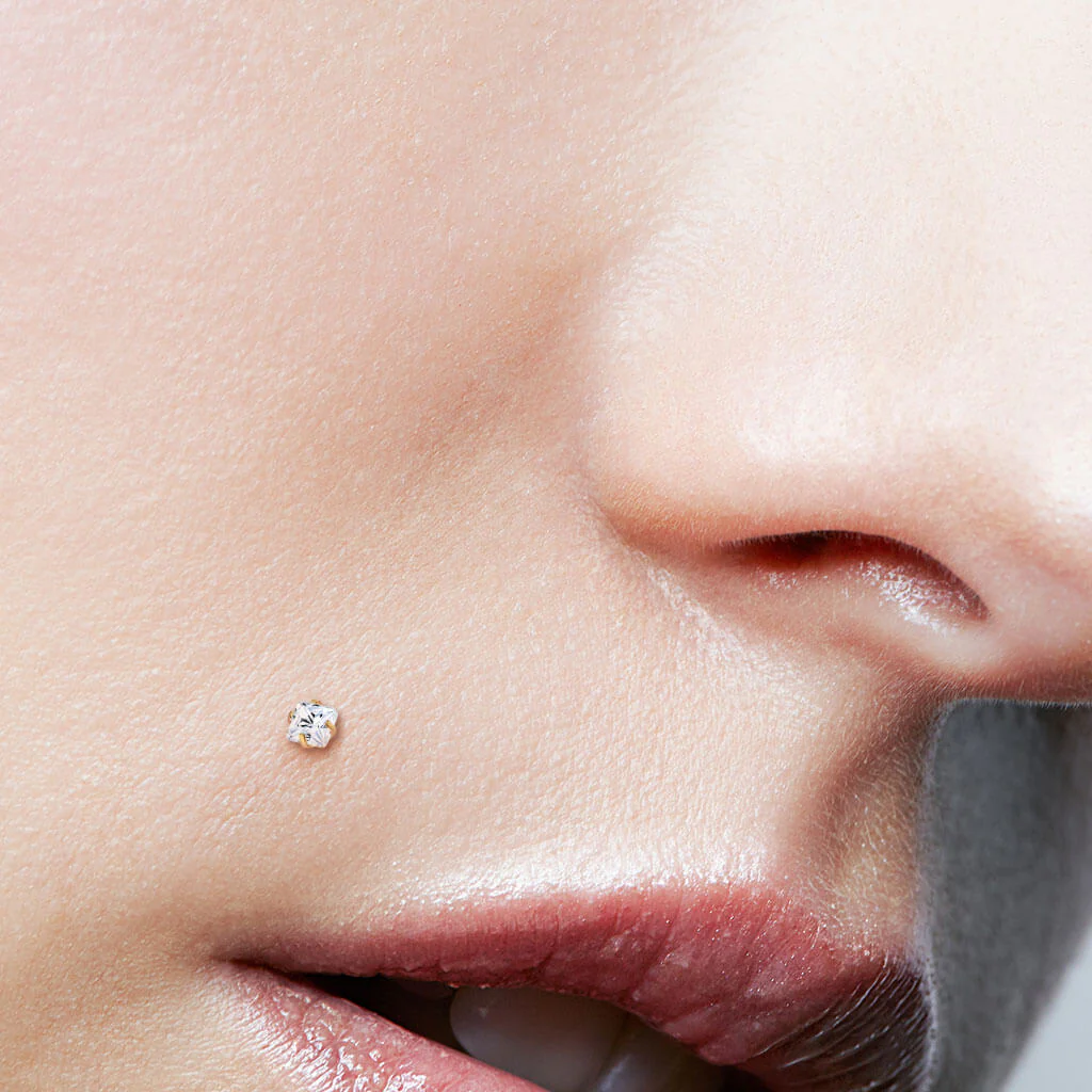 Labret kwadrat cyrkonia - Image 4