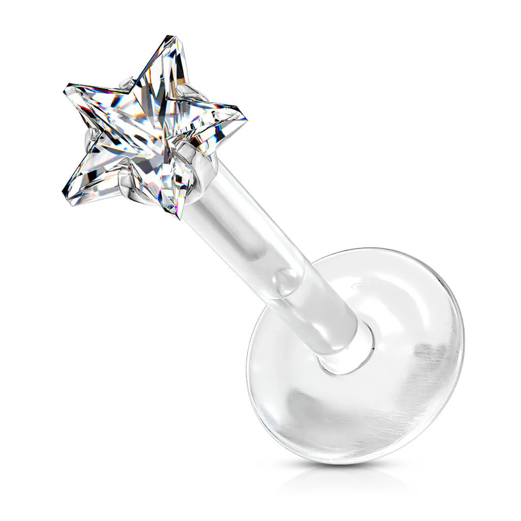 Labret cyrkonia gwiazdka - Image 6