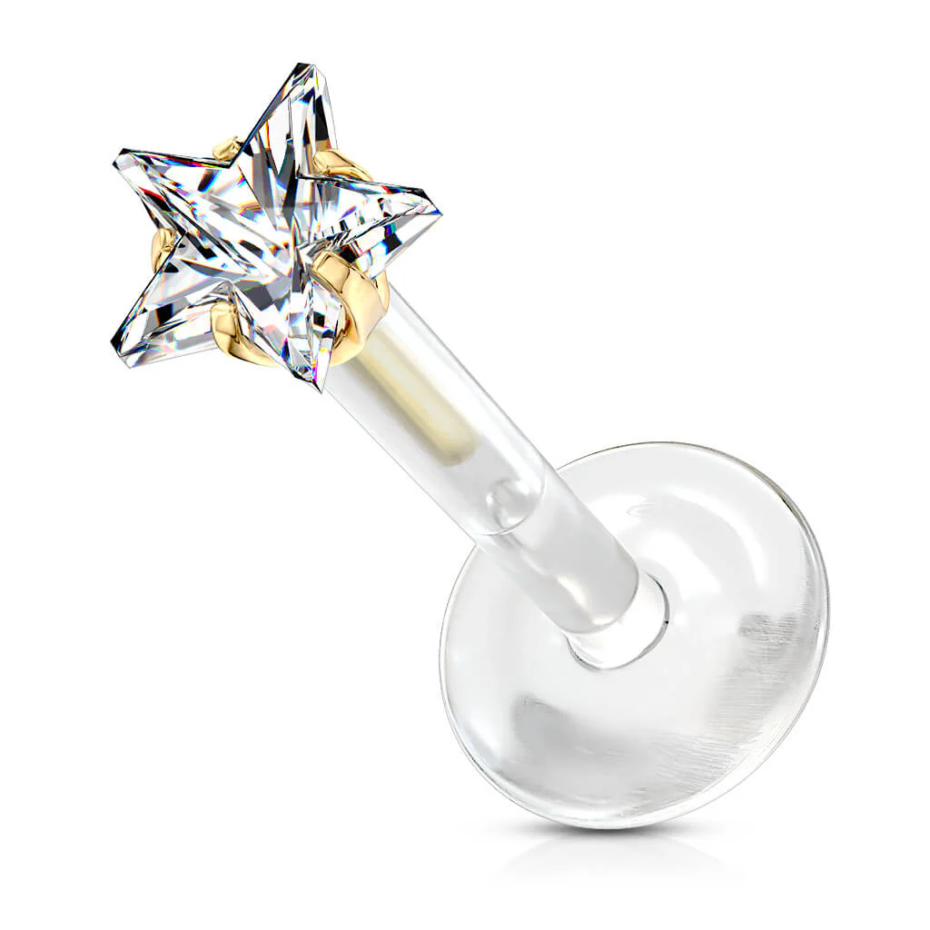 Labret cyrkonia gwiazdka - Image 7