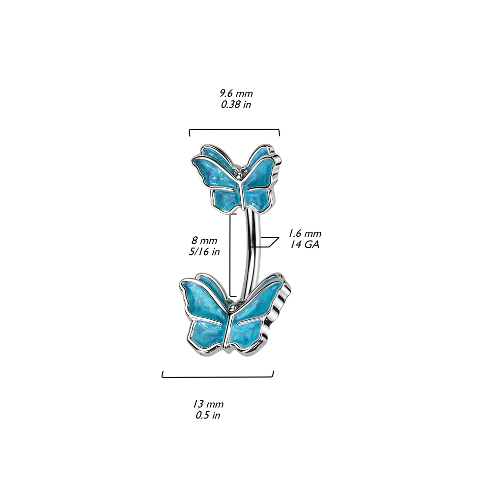 Kolczyk do pępka motyl - Image 2