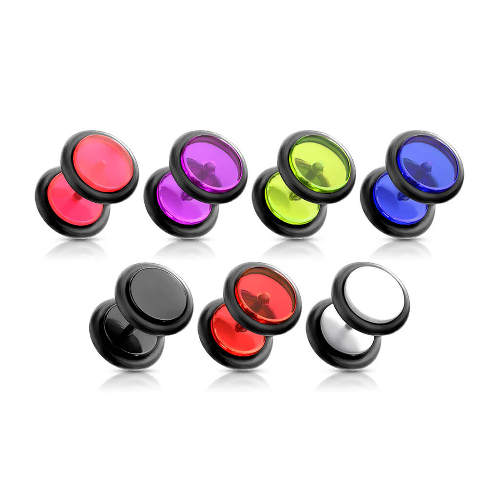 Akryl fake plug o-ring silikon akryl - Image 3