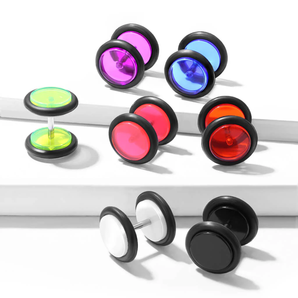 Akryl fake plug o-ring silikon akryl - Image 4