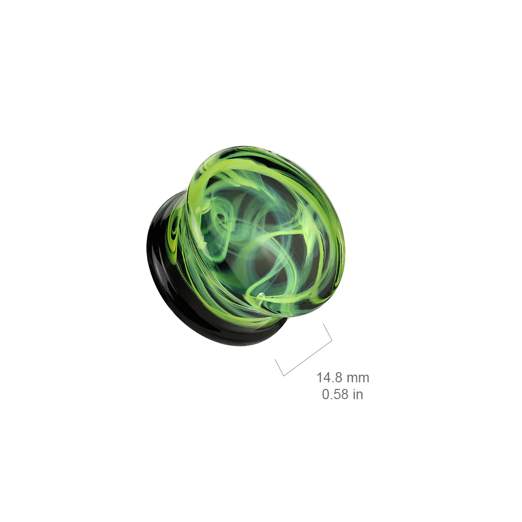 Szkło plug zielony dym - Image 2