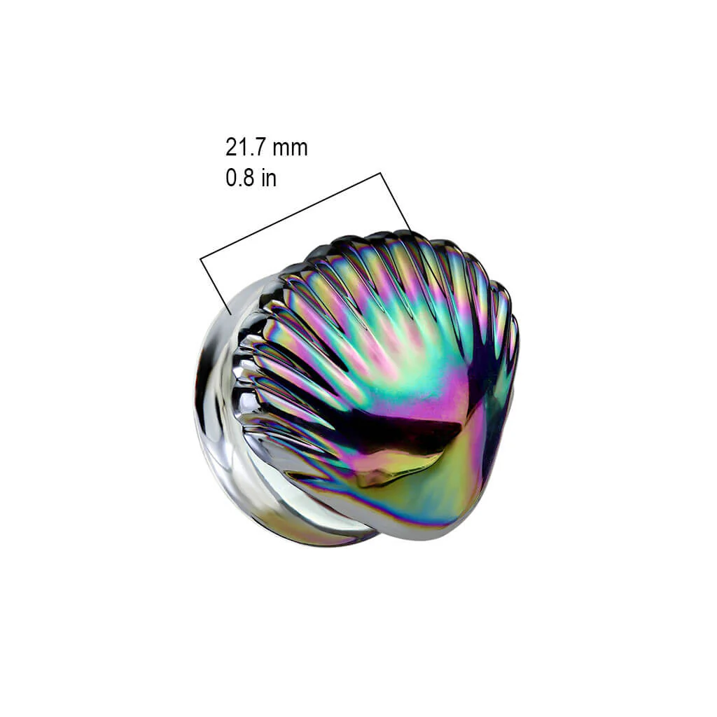 Szkło plug tęcza muszla - Image 3