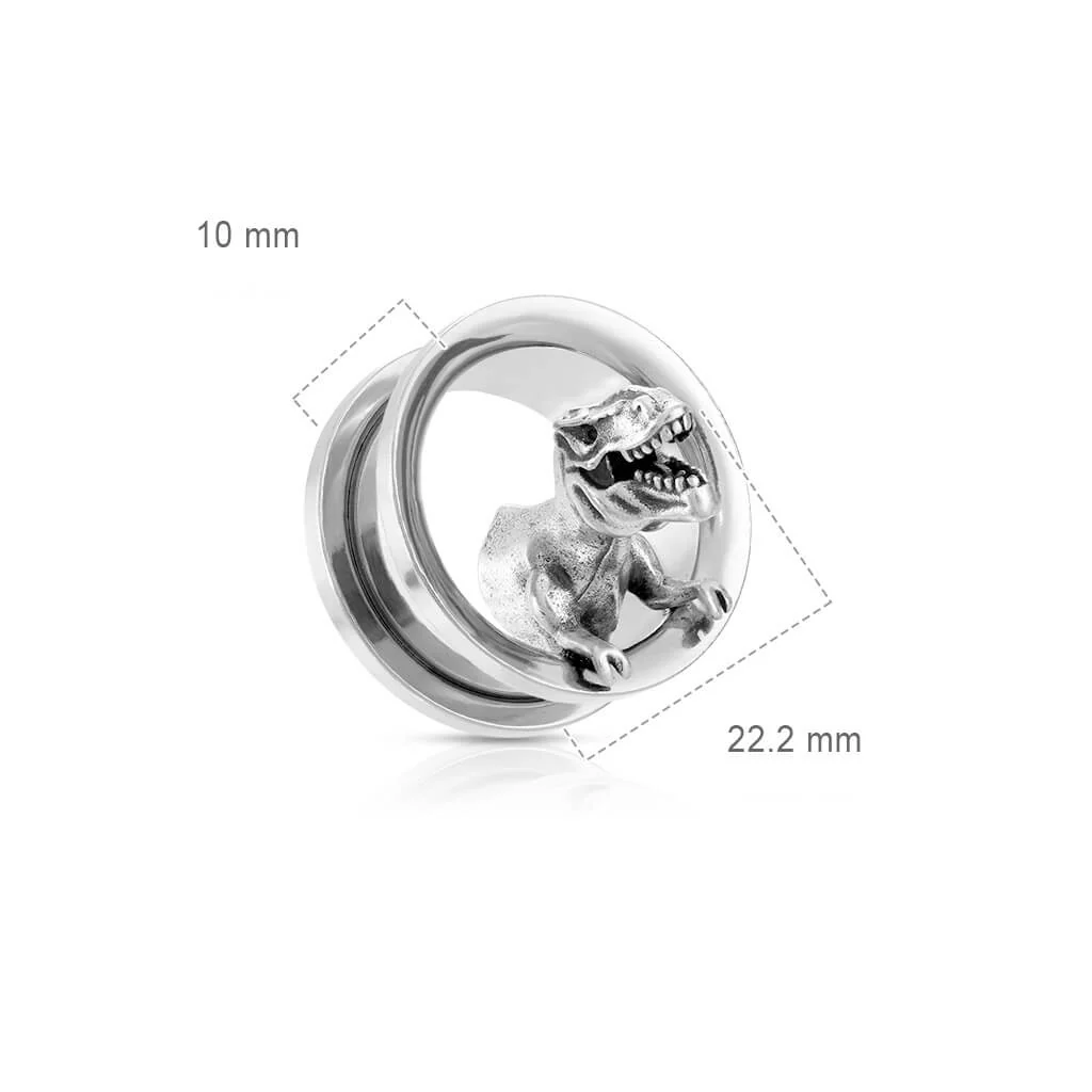 Plug srebrny t-rex - Image 2