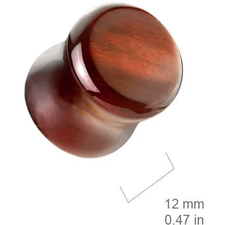 Plug czerwone oko tygrysa kamień pół szlachetny - Image 2