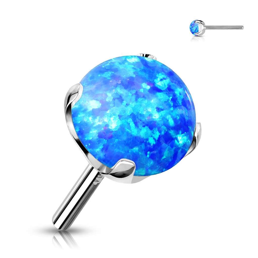 Złoto 585 nakrętka kulka opal push-in - Image 4