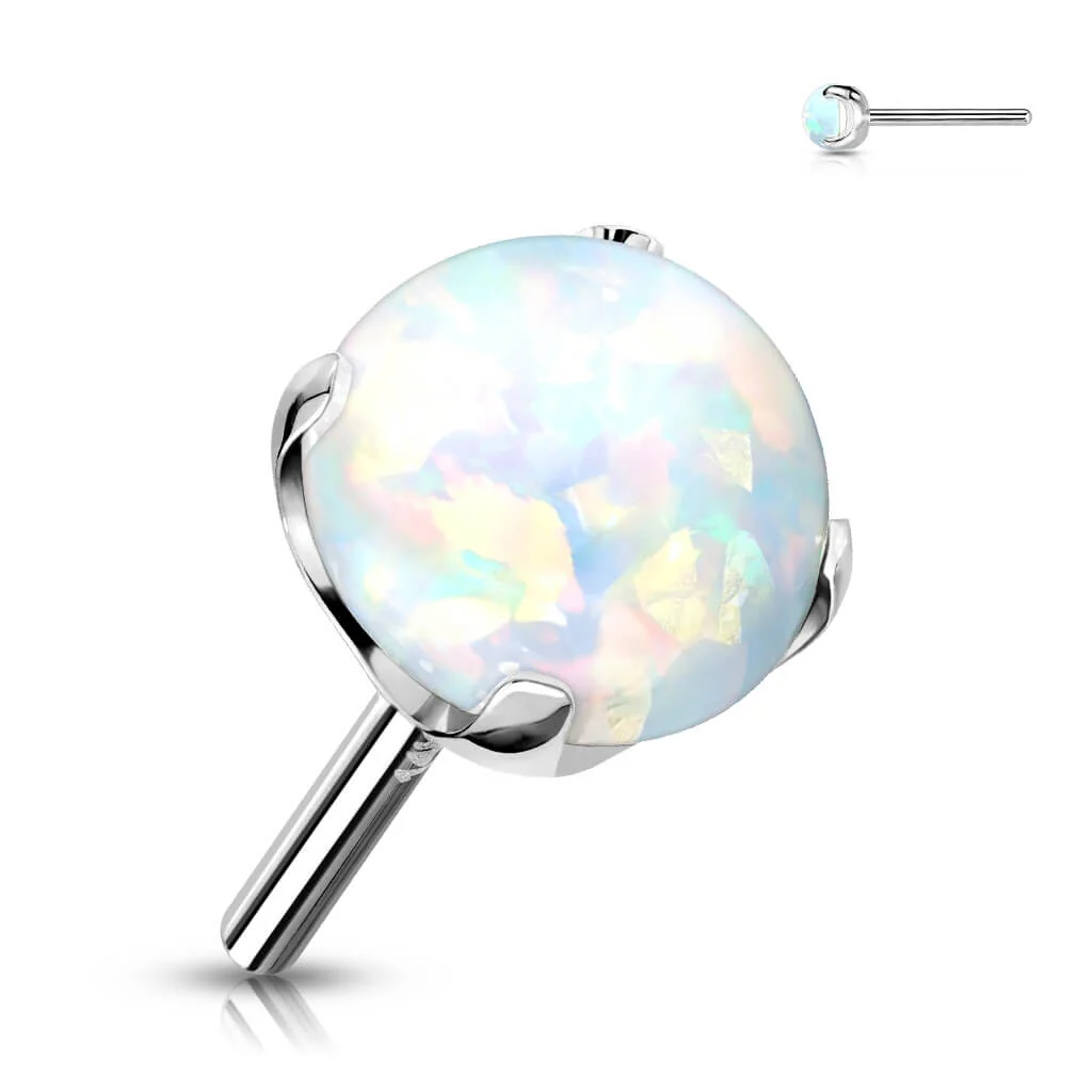 Złoto 585 nakrętka kulka opal push-in - Image 5