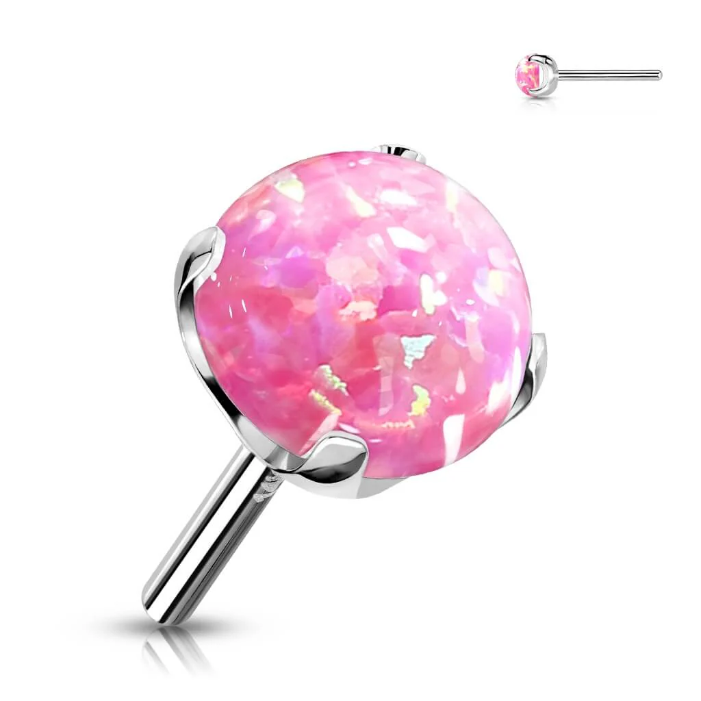 Złoto 585 nakrętka kulka opal push-in - Image 6