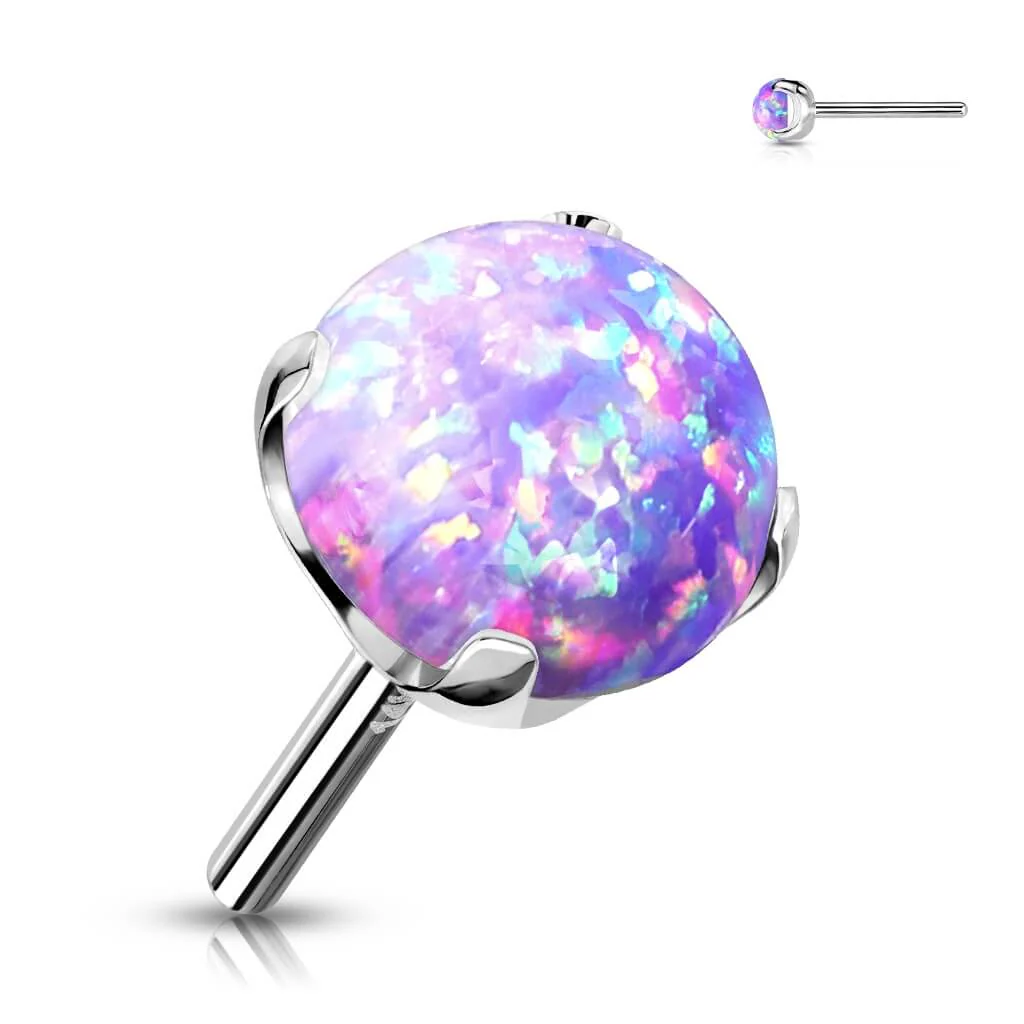 Złoto 585 nakrętka kulka opal push-in - Image 7