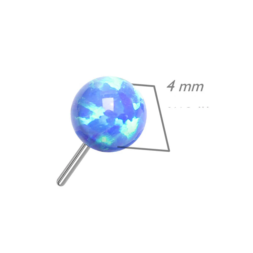 Tytan nakrętka kulka opal push-in - Image 2