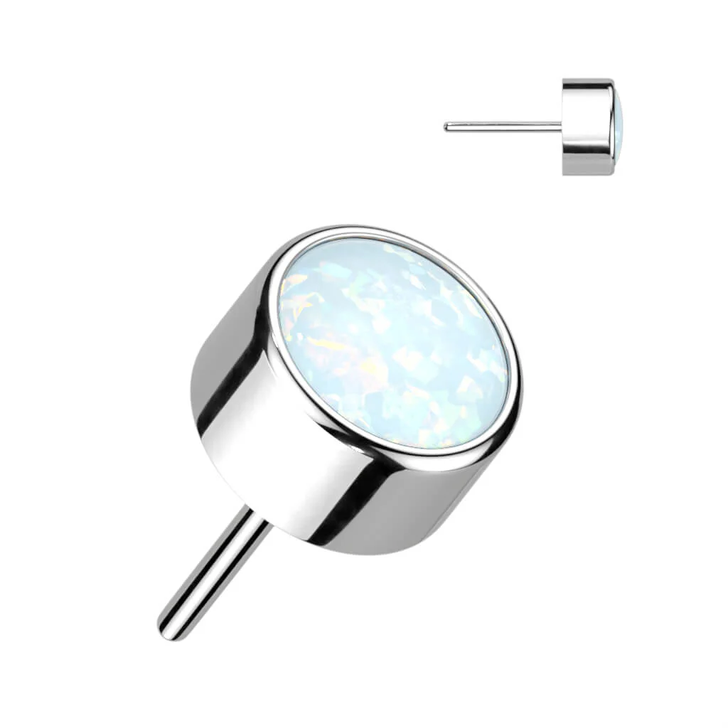 Tytan nakrętka okrągła cyrkonia lub opal push-in - Image 10