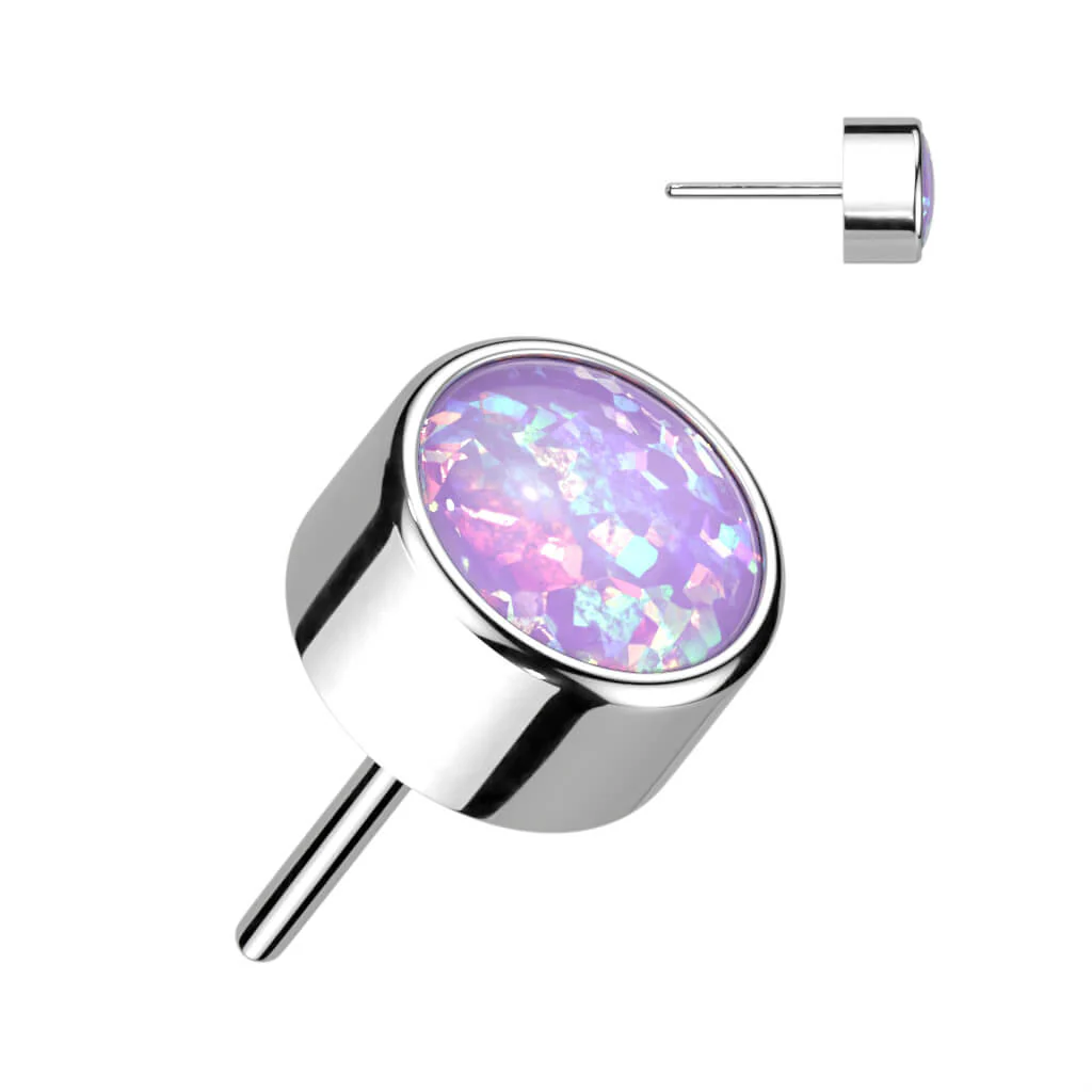 Tytan nakrętka okrągła cyrkonia lub opal push-in - Image 11
