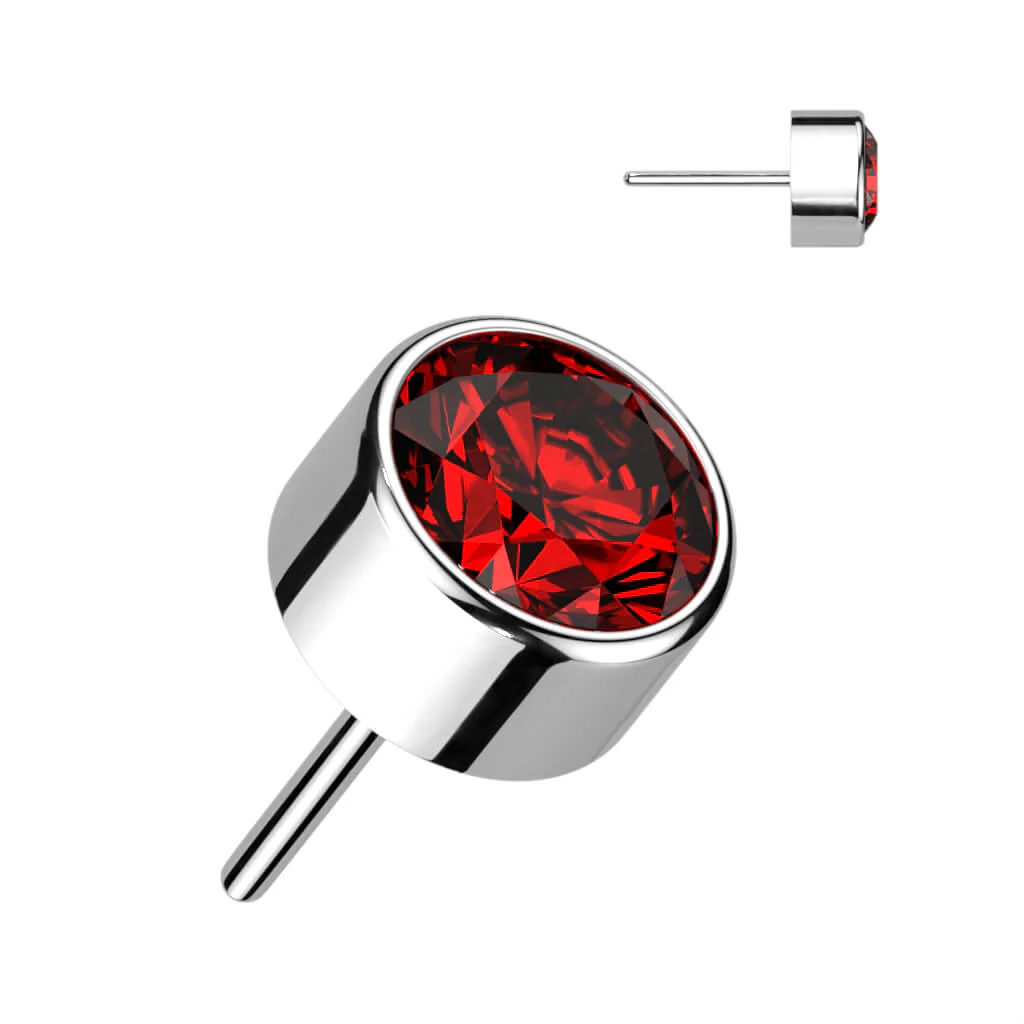 Tytan nakrętka okrągła cyrkonia lub opal push-in - Image 8