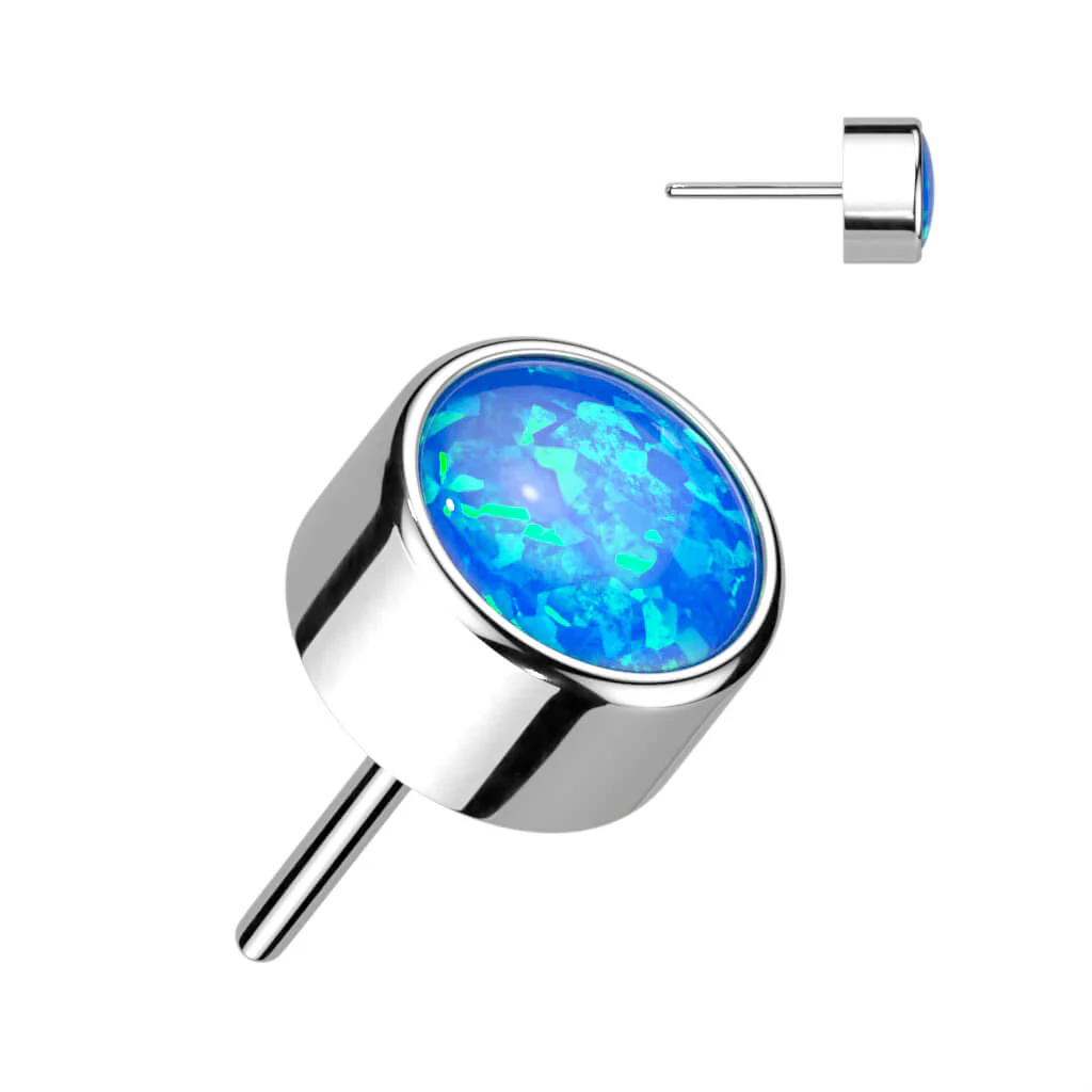 Tytan nakrętka okrągła cyrkonia lub opal push-in - Image 9