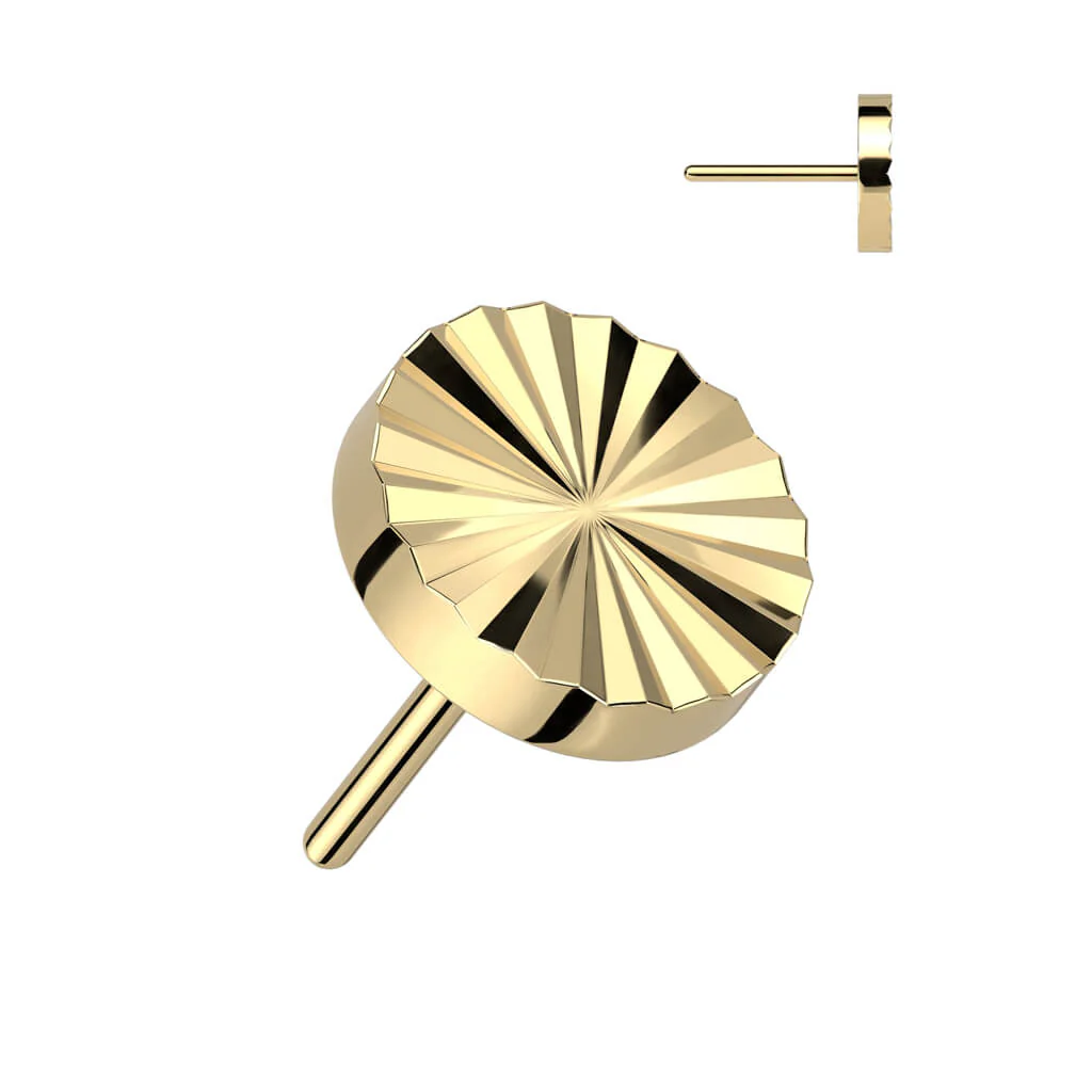 Tytan nakrętka okrągły szlif diamentowy push-in - Image 3
