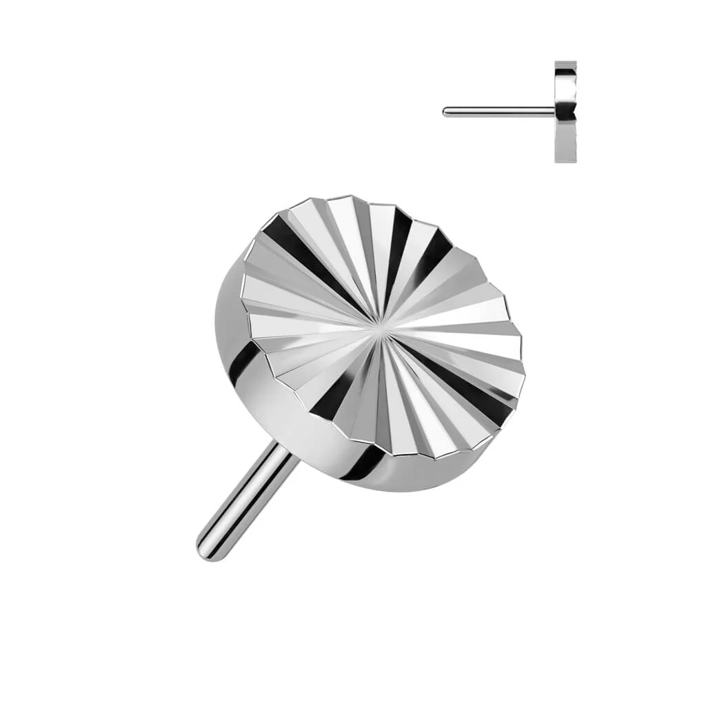 Tytan nakrętka okrągły szlif diamentowy push-in - Image 6