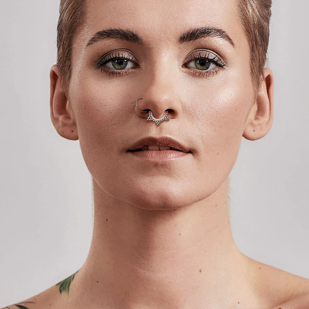 Kółko cyrkonie kulki clicker - Image 4