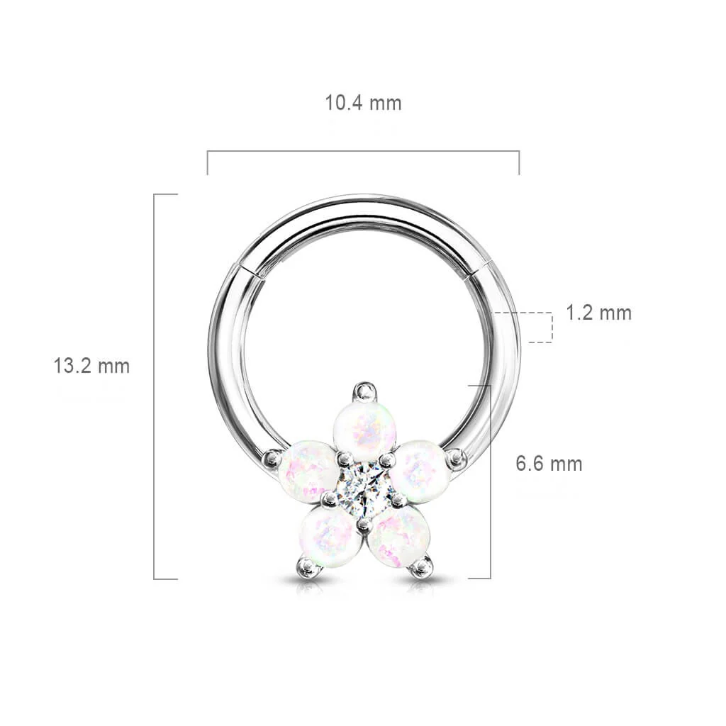 Kółko kwiatek opal clicker - Image 2