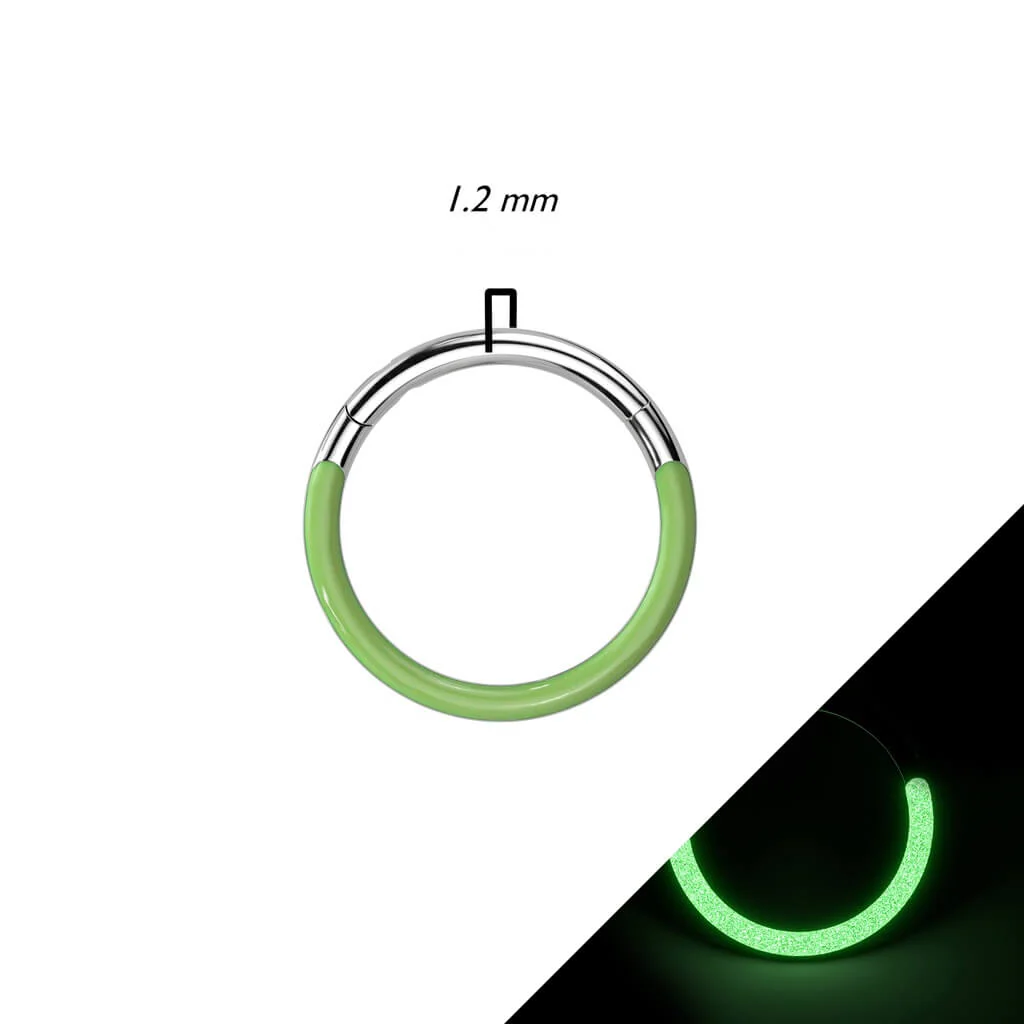 Tytan kółko Świecący w ciemności clicker - Image 2